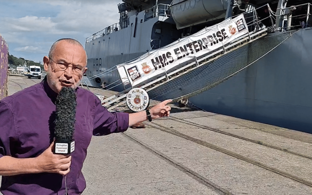 Irish politician mistakes British survey ship for the warship, gets arrested