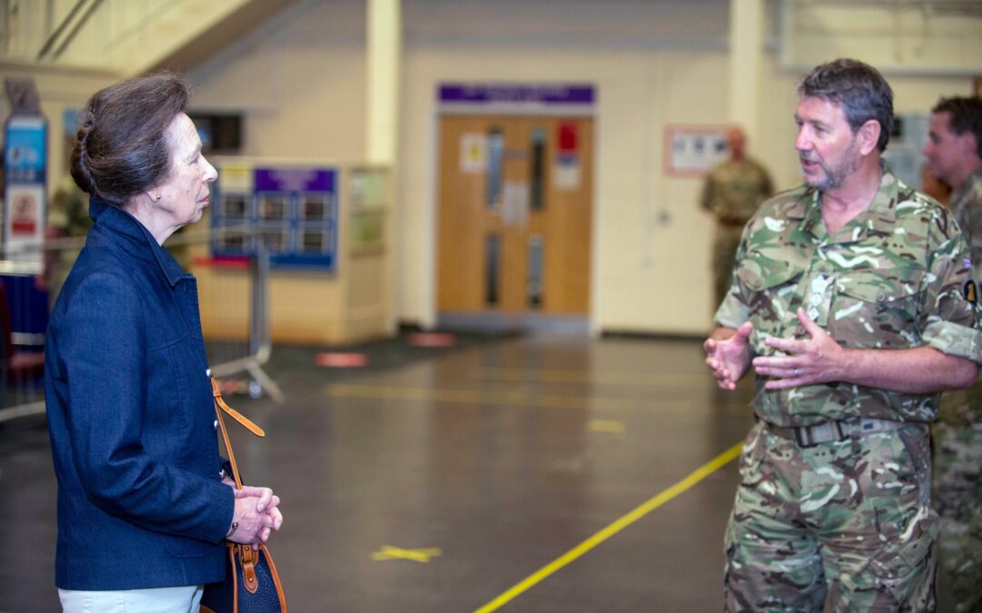 Military men and women get royal thanks for their Covid-19 efforts