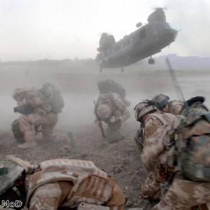 First of extra 500 troops touch down at Camp Bastion