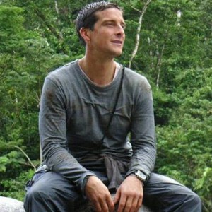 Bear Grylls shows support for troops