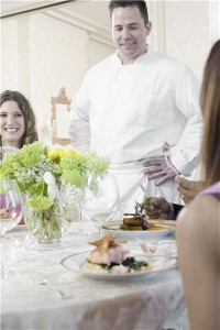 Heroes given culinary treat by Michelin-starred chef