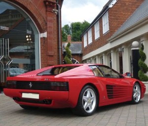 Schoolgirl, 7, driving replica Ferrari