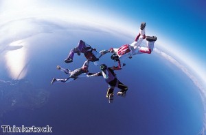 Woman taking on tandem sky dive for charity