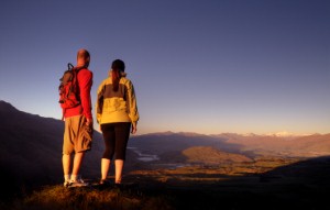 American couple enjoy whirlwind romance