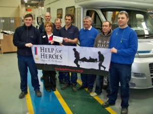 Auto-Trail raises £5k for Help for Heroes