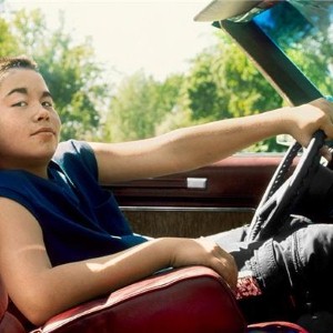 Boy racer’s car gets put up a tree