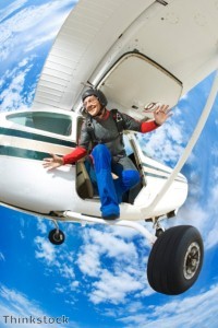 Daredevils ‘take to the sky’ for hero soldiers