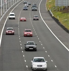 Elderly couple live in the middle of a motorway
