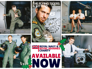 Rescued Navy kitten stars in new charity calendar