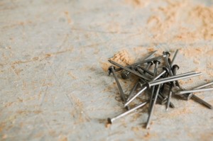 Man accidently shoots nail into his head