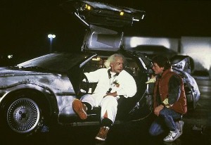 Man drives Back to the Future car around Bognor Regis