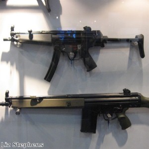 Man lets employee fire an AK-47 at him