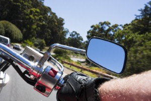 Naked biker gets ticket for having no helmet