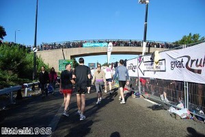 Navy engineer completes half-marathon in full body armour