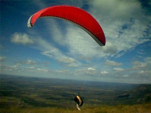 Paragliding challenge for hero soldiers
